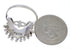 Oyster Shell And Sterling Silver Ring Size 8-3/4 AS50662